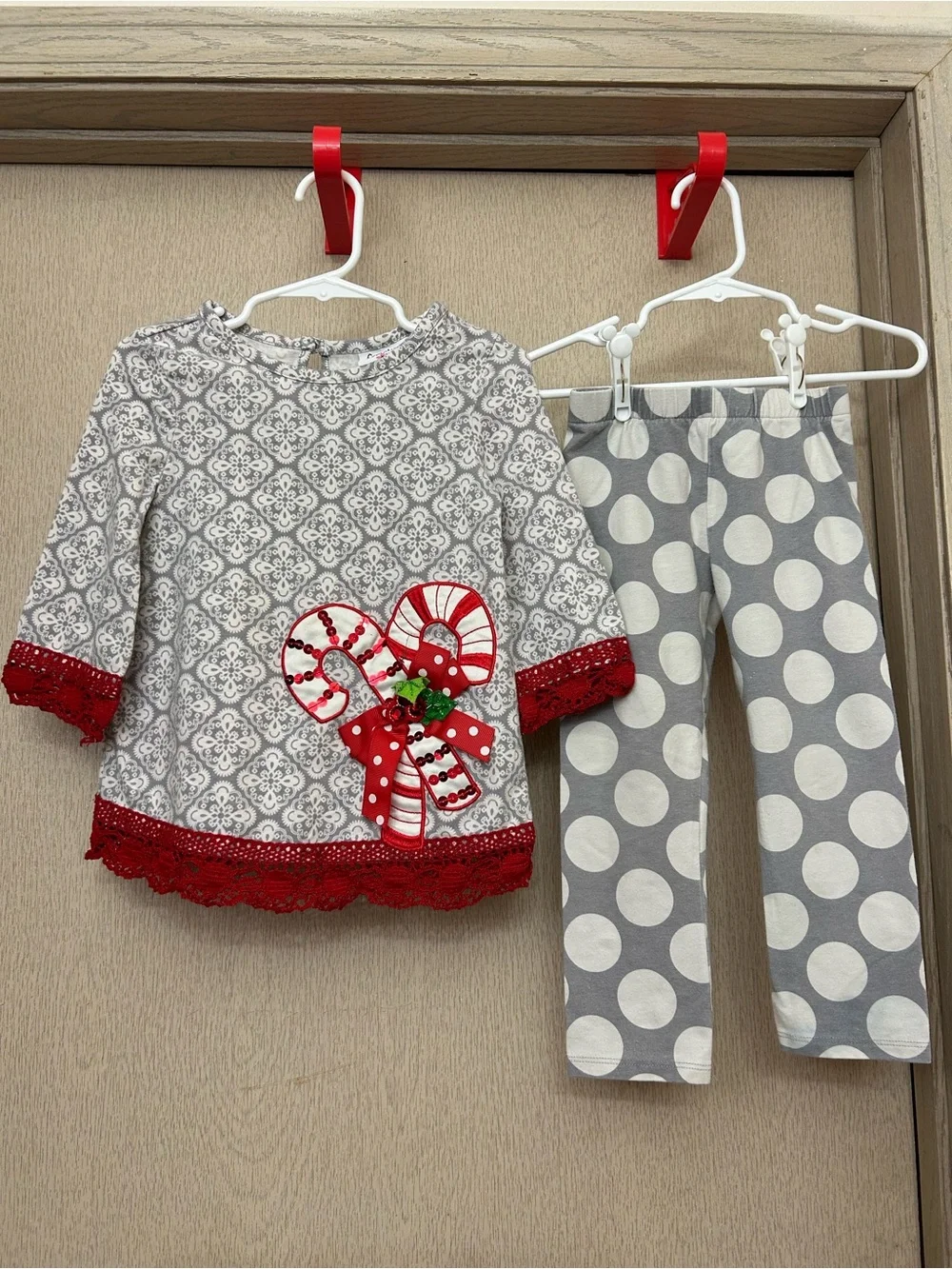 Counting Dasies - Matching Christmas Outfit - Size 2T